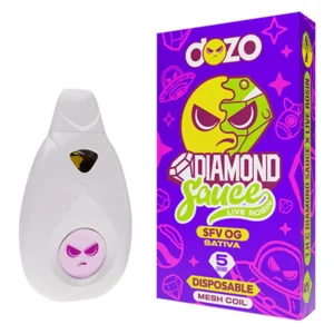 SFV OG Dozo Diamond Sauce Live Rosin Disposable 5G