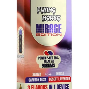 Saffron Dust | Desert Lavender Flying Horse 3in1 Mirage Edition Vape 9G