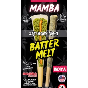 Saturday Night Mamba Batter Melt Full Spectrum Blend Pre-Roll 2ct 2.5G