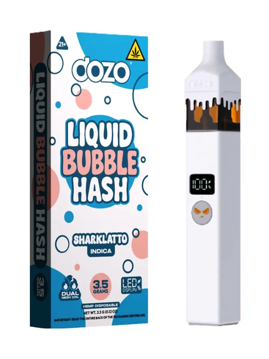 Sharklatto DOZO Liquid Bubble Hash Disposables 3.5G
