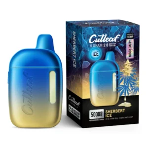Sherbet Ice Cutleaf Live Rosin Disposable Vape 5G