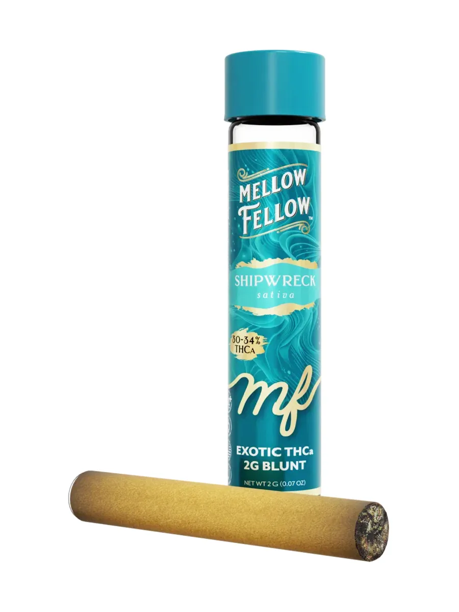 Shipwreck Mellow Fellow Exotic THCA Pre-Roll Blunt 2G