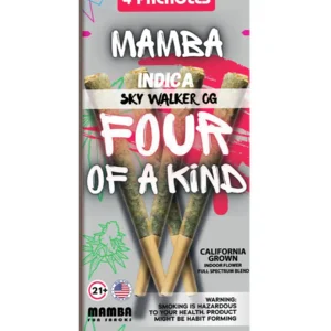 Sky Walker OG Mamba Four Of A Kind Full Spectrum Blend Pre-Roll 4ct 8G