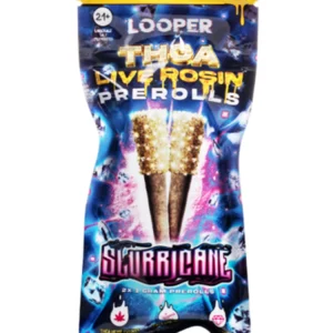 Slurricane Looper THCA Live Rosin Prerolls 2G