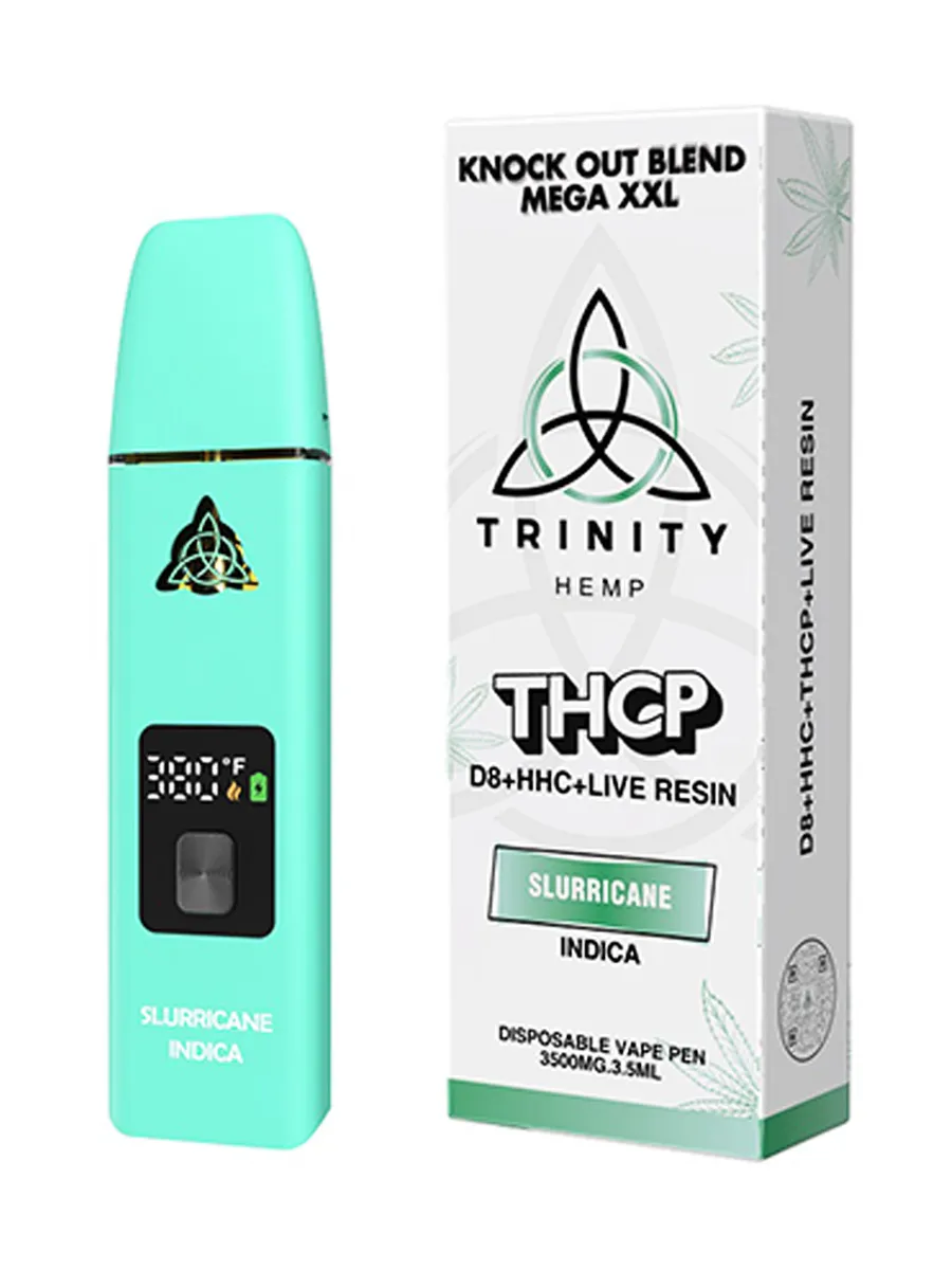 Slurricane Trinity Mega XXL THCP Knock Out Blend Vape Pen 3.5ML