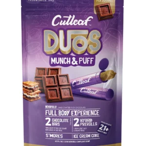 S’mores | Ice Cream Cake Cutleaf Duos Munch & Puff Chocolates x Pre-Rolls 2ct