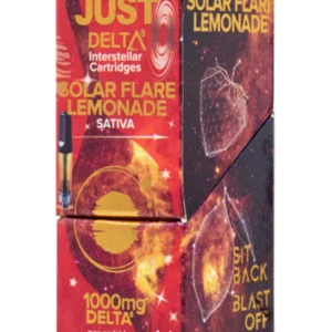 Solar Flare Lemonade Just Delta 8 Interstellar Cartridges 1000mg
