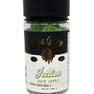 Sour Apple Big Chief Nano Infused D9+THC-P Gummies 15000MG