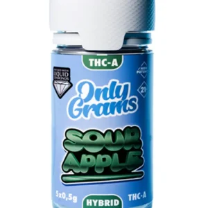 Sour Apple Only Grams THCA Multipack Pre-Roll 5×0.5G