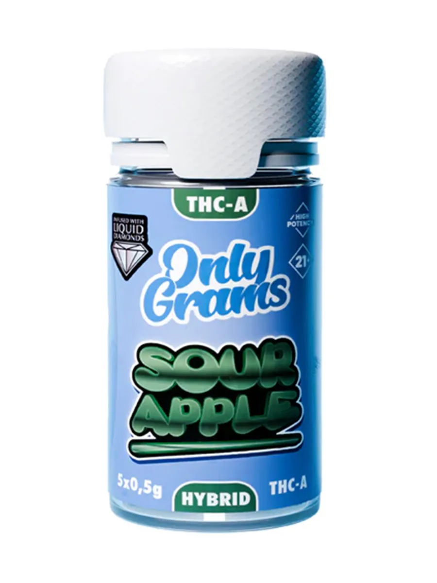 Sour Apple Only Grams THCA Multipack Pre-Roll 5×0.5G