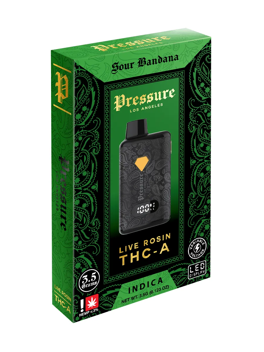 Sour Banana Pressure Live Rosin THC-A Disposable 3.5G