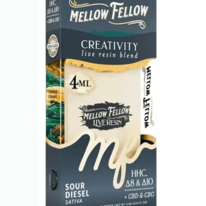 Sour Diesel Mellow Fellow Creativity Live Resin Blend Disposable 4ml