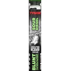 Sour Diesel Tyson 2.0 THCP Blend Live Resin Blunt Pre-Roll 150G
