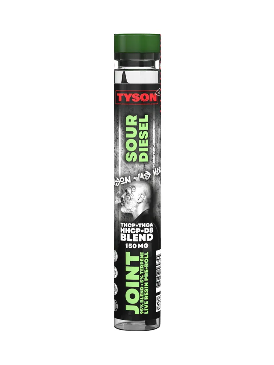 Sour Diesel Tyson 2.0 THCP Blend Live Resin Joint Pre-Roll 150mg