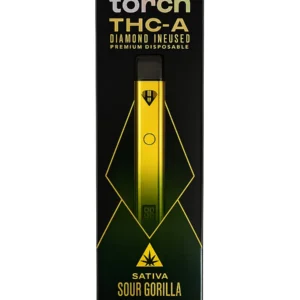 Sour Gorilla Torch THCA Diamond Infused Premium Disposable 2.5G