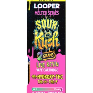 Sour Kush Looper Melted Series 11-Hydroxy-THC+THC-H+THC-P Vape 2G
