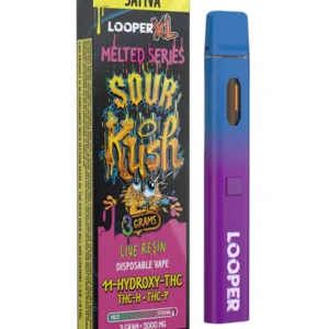 Sour Kush Looper XL Lifted Series 11-Hydroxy-THC+THC-H+THC-P Vape 3G