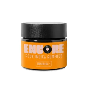 1:1 Sour Mandarin CBD:THC Gummy 110mg CBD/110mg THC 10-pack