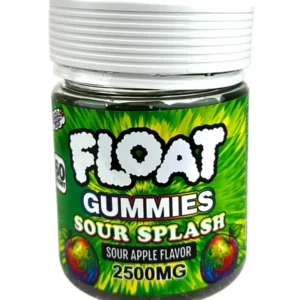 Sour Splash Float Smart D9 Blend Gummies 2500mg