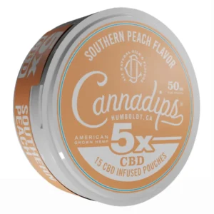 Southern Peach Cannadips 5X CBD Infused Pouches 15ct 750MG