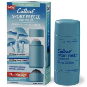 Sports Freeze Menthol and Lidocain Cutleaf Hemp Roll On 2000mg