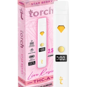 Star Berry Torch THC-A Live Rosin Disposable 2.5G