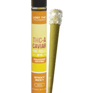 Sticky Ricky Lost THC THC-A Caviar Diamond Dipped Pre-Roll 2G
