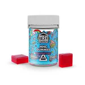 Strawberry Burst Tre House HHC Gummies 500mg