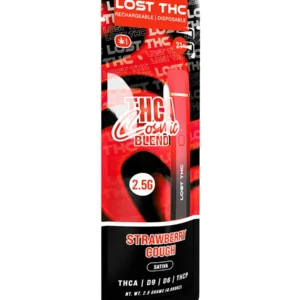 Strawberry Cough Lost THC Cosmic Blend THCA Disposable 2.5G