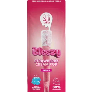Strawberry Cream Pop Sili x URB Bleezy THCA Diamond Infused Rose Blunt 2.2g