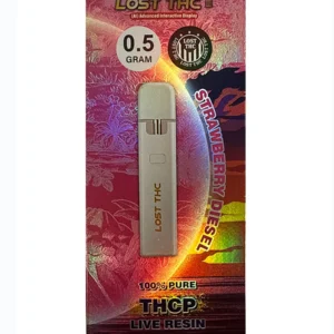 Strawberry Diesel Lost THC THCP Live Resin Disposable 0.5G