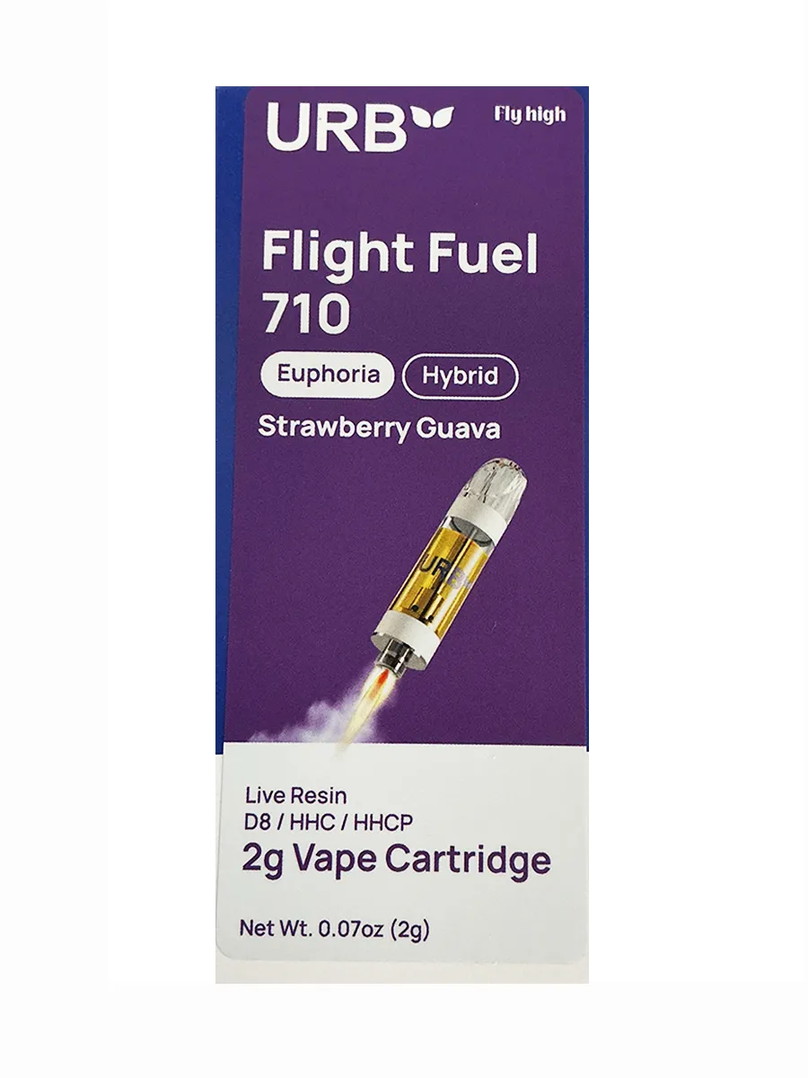 Strawberry Guawa URB Flight Fuel 710 Euphoria Cartridge 2G