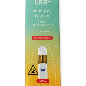 Strawberry Gusher URB Vape-Cay London Disposable 3G