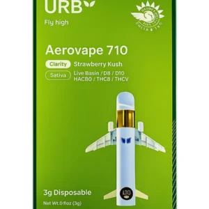 Strawberry Kush URB Aerovape 710 Clarity Disposable 3G
