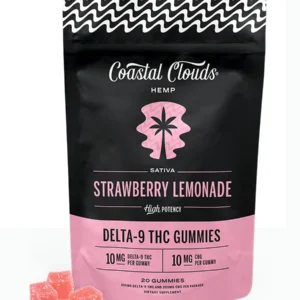 Strawberry Lemonade Coastal Clouds Delta 9  Gummies 20ct