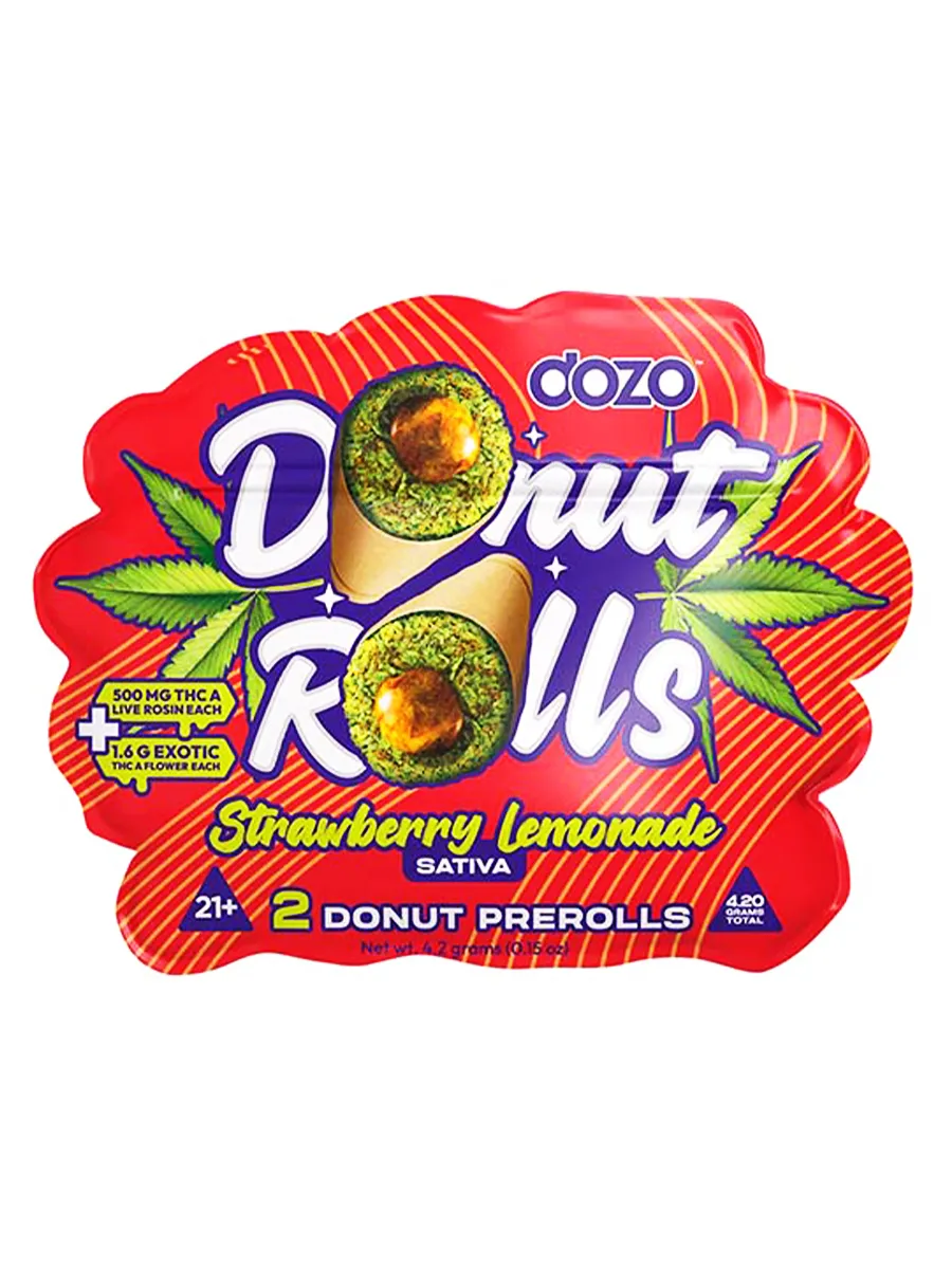 Strawberry Lemonade Dozo Donut Pre-Rolls x2 4.20G