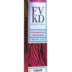 Strawberry Lemonade FVKD Exotics D9 Liquid Diamonds Disposable 3.5G