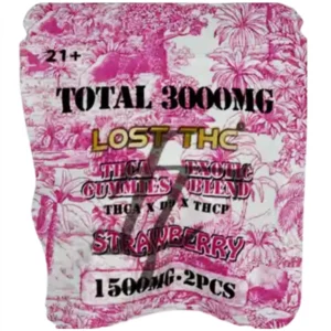 Strawberry Lost THC THCA x D9 x THCP Gummies 3000MG