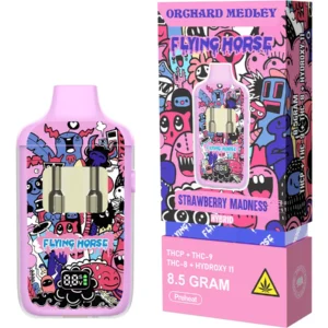 Strawberry Madness Flying Horse Orchard Medley Blend Disposable 8.5G
