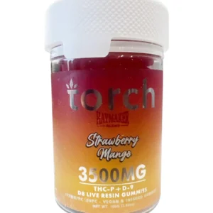 Strawberry Mango Torch Haymaker Blend Live Resin Gummies 3500mg