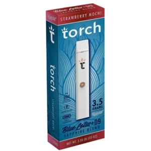 Strawberry Mochi Torch Blue Lotus + D9 Sapphire Vape 3.5G