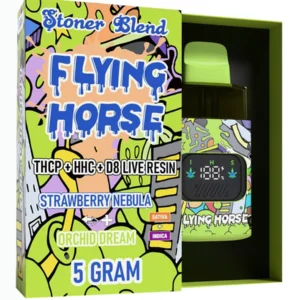 Strawberry Nebula | Orchild Dream Flying Horse 3in1 Stoner Blend Disposable 5G