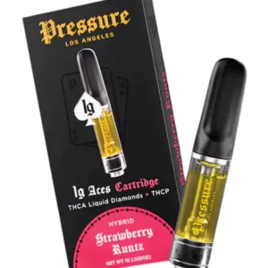 Strawberry Runtz Pressure LA Aces THCA+THCP Cartridge 1G