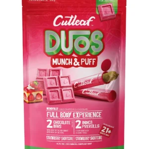 Strawberry Shortcake Cutleaf Duos Munch & Puff Chocolates x Pre-Rolls 2ct
