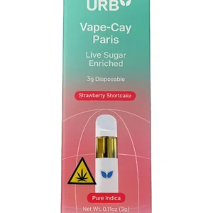 Strawberry Shortcake URB Vape-Cay Paris Disposable Vape 3G