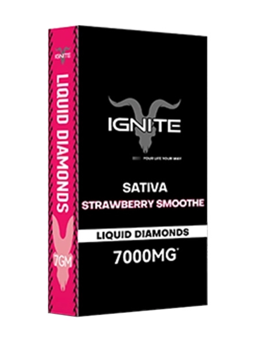 Strawberry Smoothe Ignite Liquid Diamonds Disposable 7000mg
