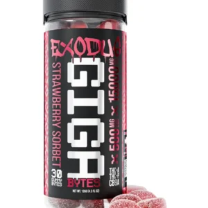 Strawberry Sorbet Exodus Gigabytes Gummies 15000MG