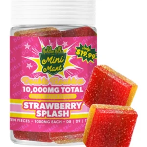 Strawberry Splash Hidden Hills Mini Mart Double Troublez Gummies 10ct 10G