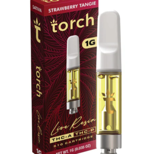 Strawberry Tangie Torch Live Resin THC-A + THC-P 510 Cartridge 1G