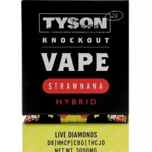 Strawnana Tyson 2.0 Knockout Vape 3G